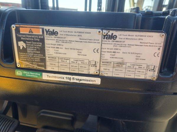 Yale GLP 20 VX
